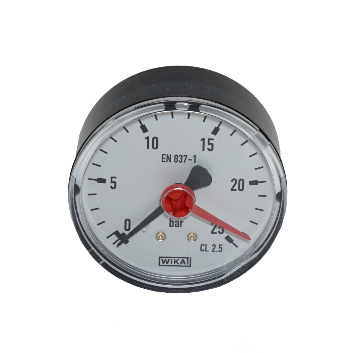Manometer 15 bar 63 mm - 1-4 Zoll AG hinten - WIKA