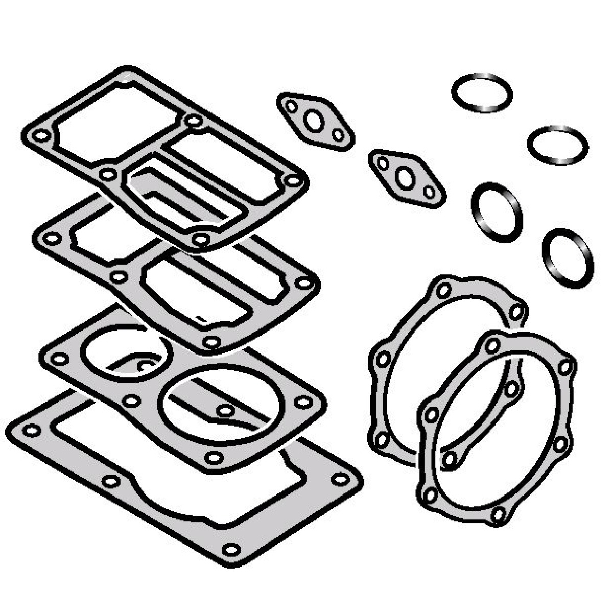 Reparaturkit Kolbenverdichter MPK Dichtungskit K60 code: 9434F17