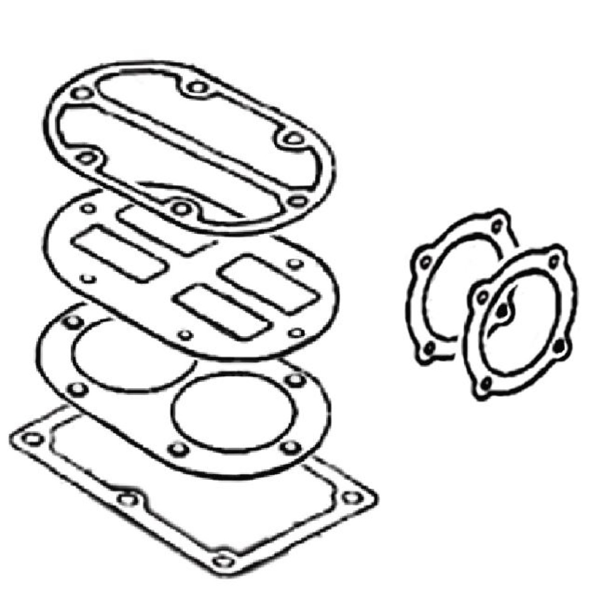 Reparaturkit Kolbenverdichter MPK Dichtungskit K11