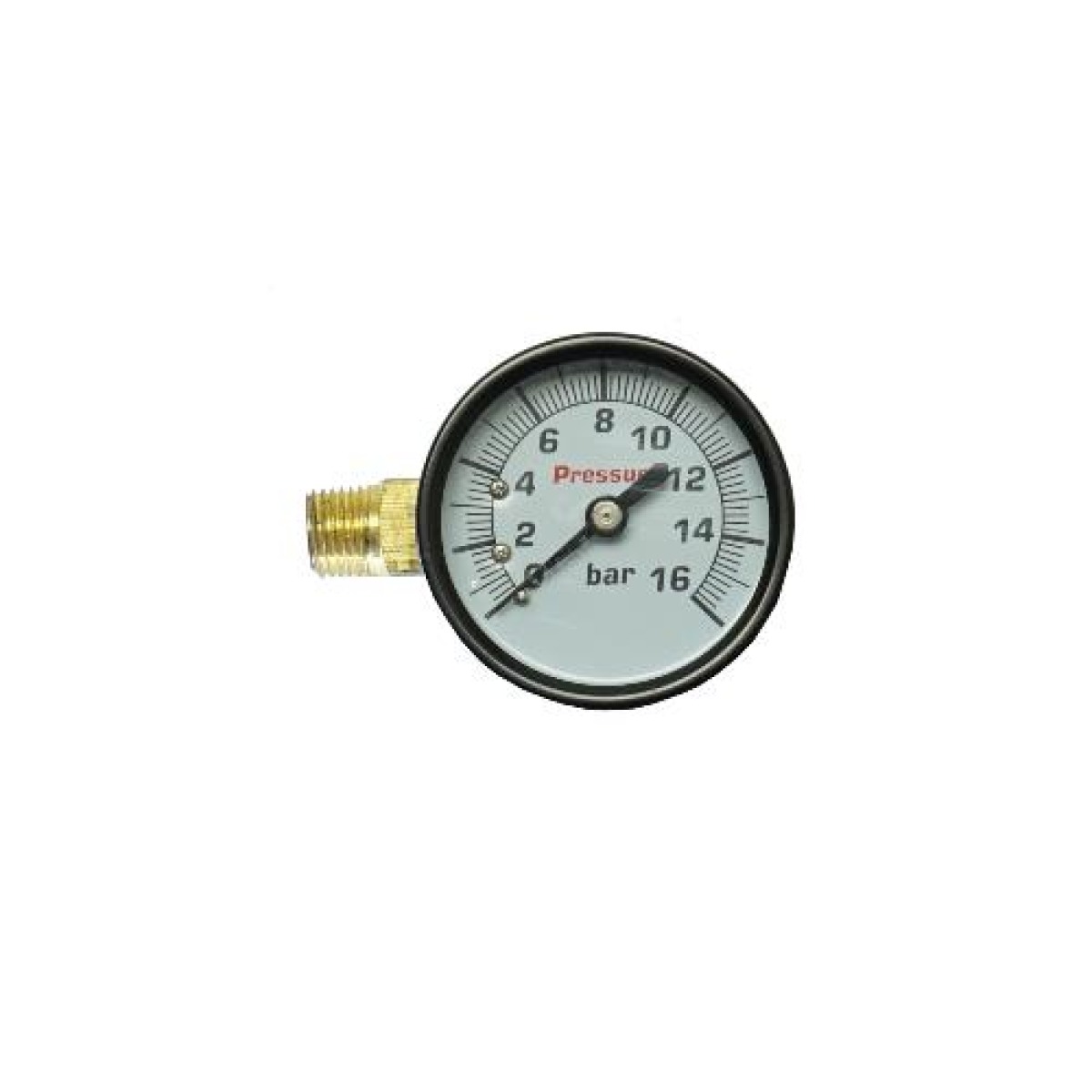 Manometer 16 bar 50 mm - 1-4 Zoll AG links
