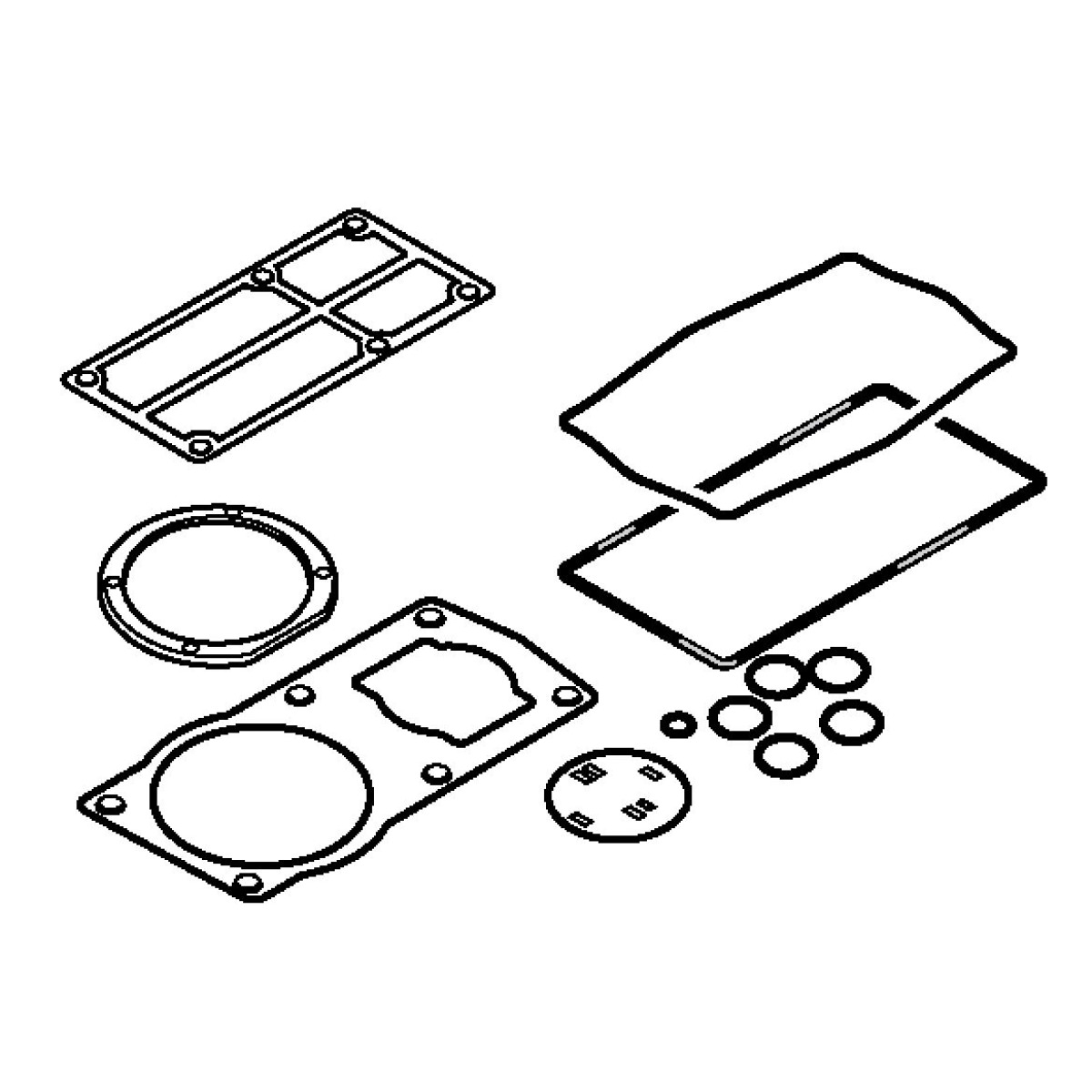 Reparaturkit Kolbenverdichter MPK Dichtungskit TS 7HP code: 9434F05