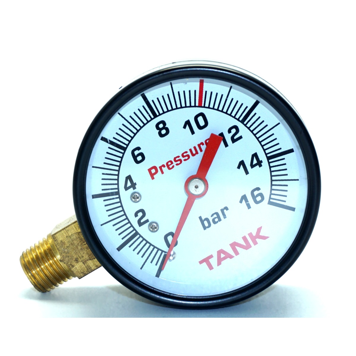 Manometer 16 bar 63 mm - 1-4 Zoll AG links