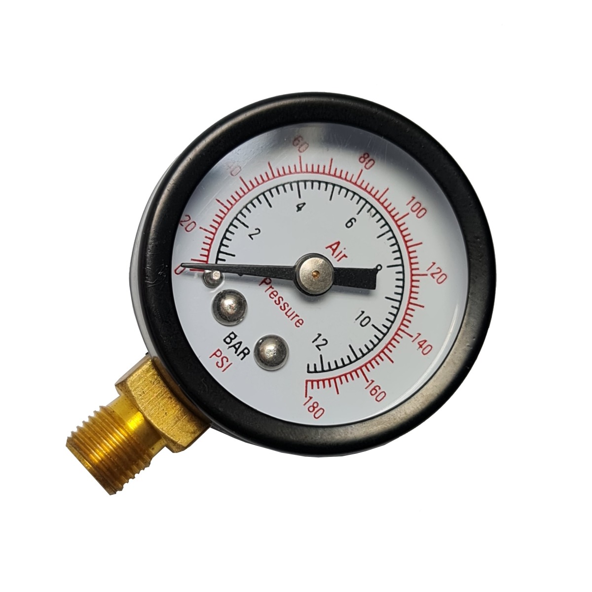 Manometer 12 bar 40 mm - 1-8 Zoll AG unten