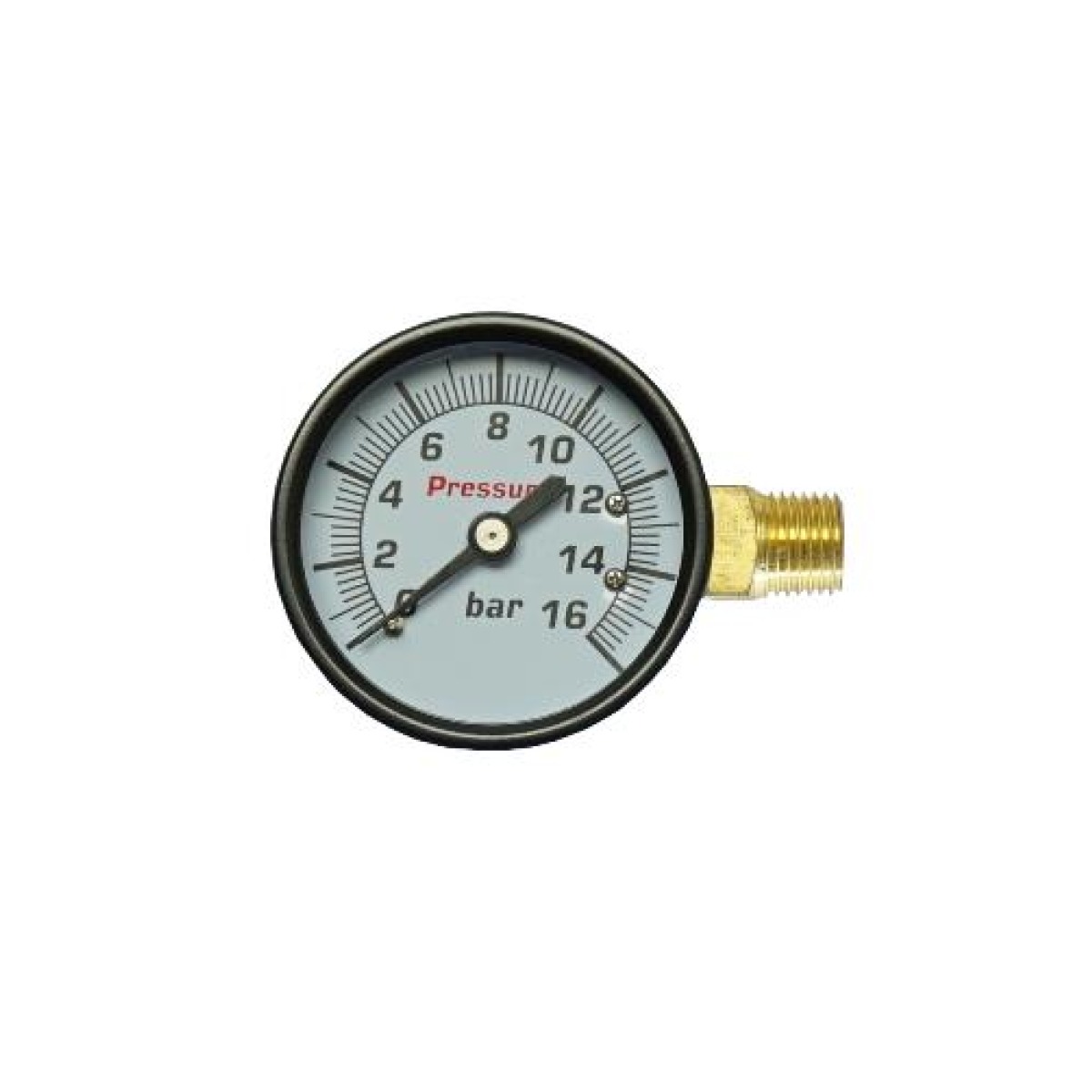 Manometer 16 bar 50 mm - 1-4 Zoll AG rechts